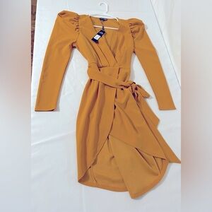 Fashion Nova Yellow Dress - NEW